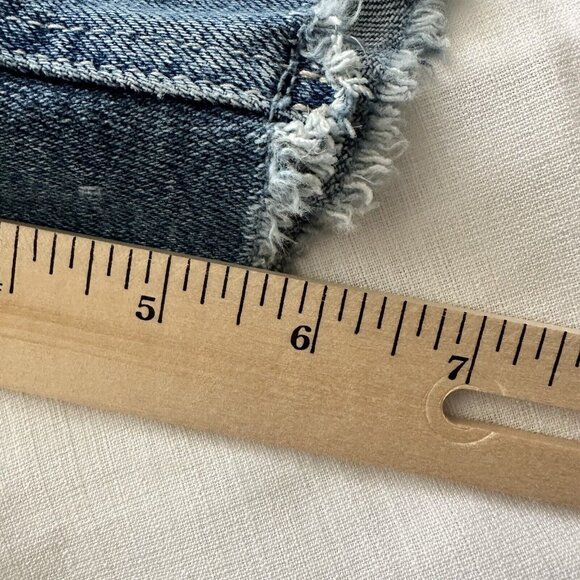 Hollister Bermuda Shorts Ultra High-Rise Stretch Vintage Soft Size 7/28 Waist - Picture 5 of 7